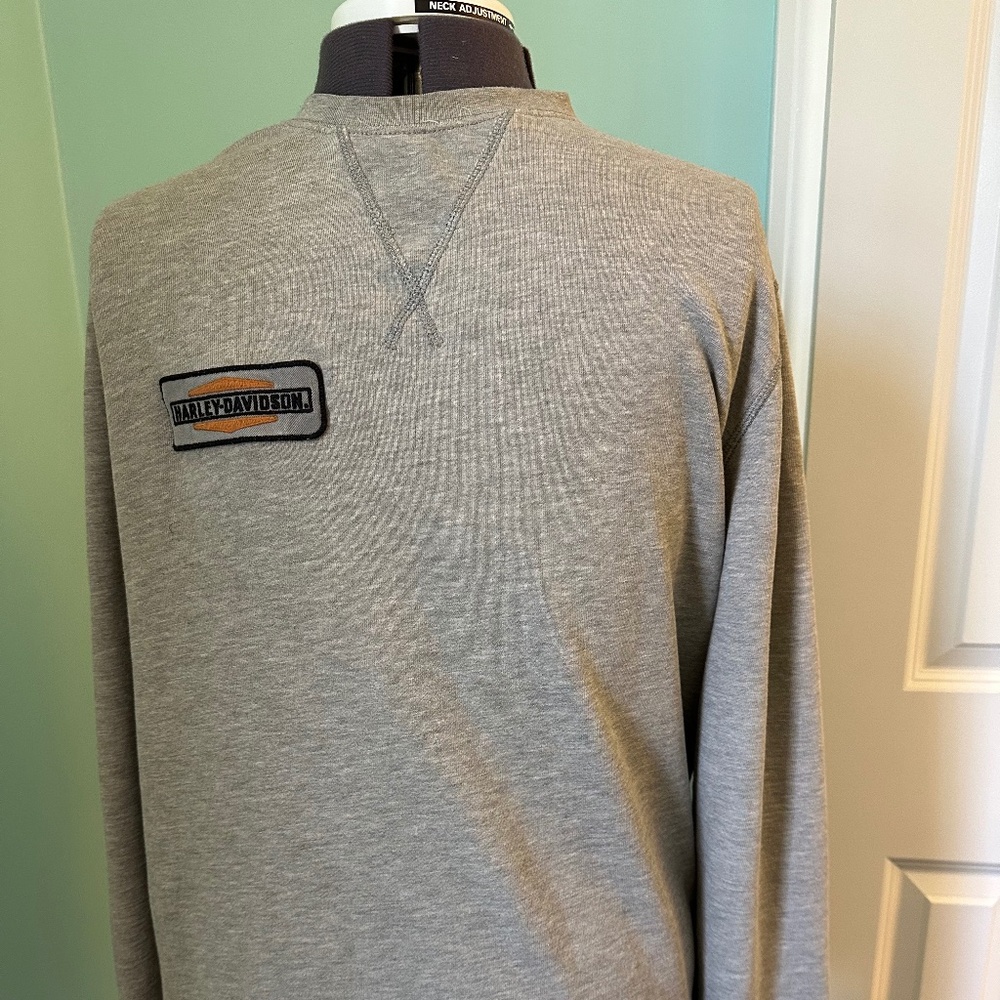 Harley Davidson sweatshirt  with embroidered patches size L